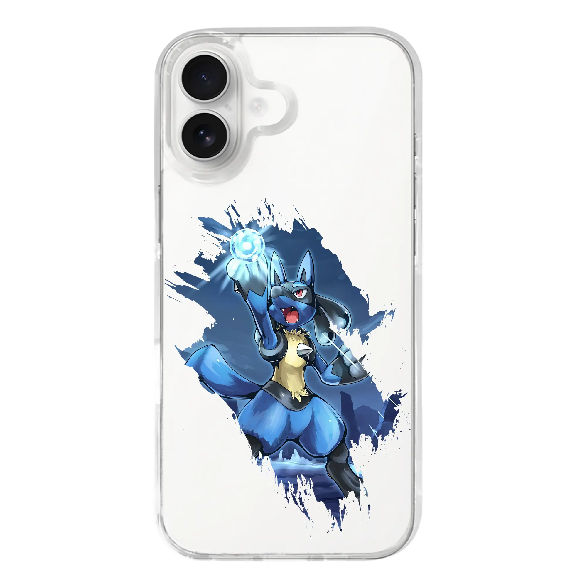 ポケモン グッズ,ルカリオ - iPhone 17シリーズ 透明スマホケース – 薄型・耐衝撃・精密フィット保護カバー